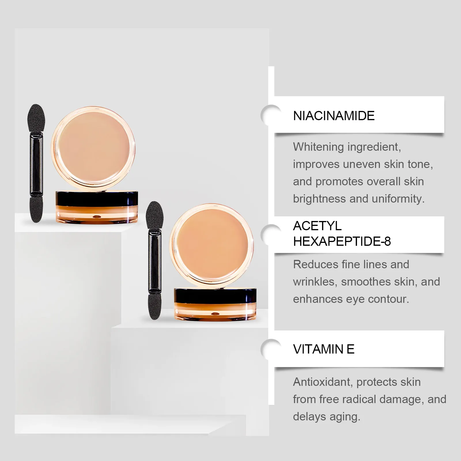 Řada očních korektorů Oční skvrny hydratuje bez odstranění make-upu Light and Natural Fit Brighting Repair Concealer Makeup — image 3