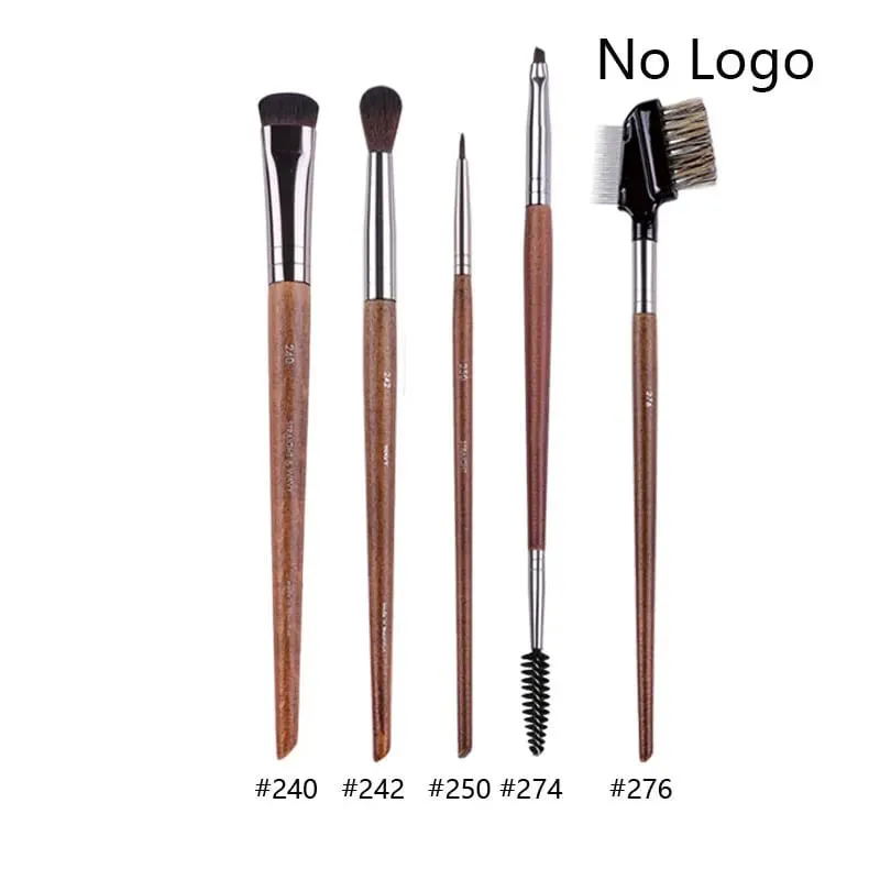5 ชิ้น/เซ็ตไม้ธรรมชาติอายแชโดว์แปรงแต่งหน้า Eye Make Up แปรงคอนซีลเลอร์ Crease Smudge เครื่องสำอางค์ชุดเครื่องมือบาง liner — image 32