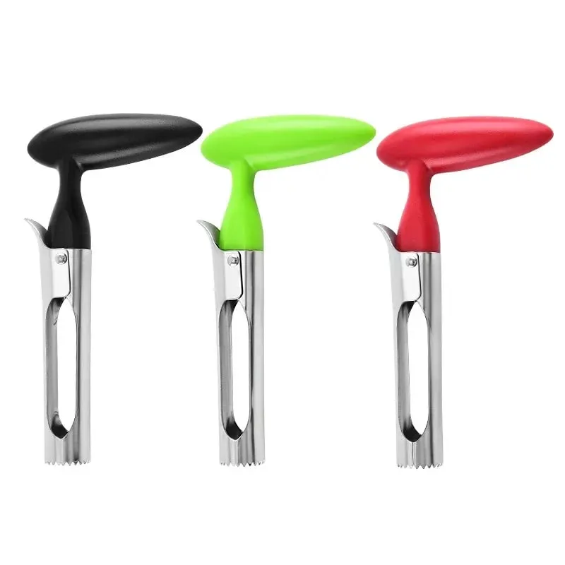 พรีเมี่ยม Apple Corer สแตนเลส Apple Pears Core Remover เครื่องมือเครื่องตัดผลไม้ Seeder เครื่องตัดมีดครัวผักเครื่องมือ — image 5