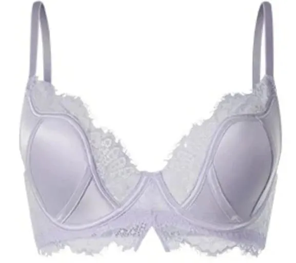 Push Up Bra Wanita Seksi French Lace Minimizer Liputan Penuh Wayarles Nipis Anti Kendur Sokongan Keselesaan Pakaian Dalam S-XL — image 11