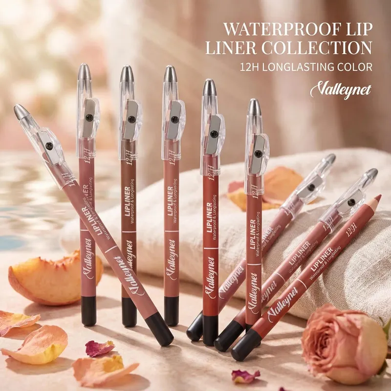 2Pcs/Set Lip Sculpting Set-Deep Shade Liner with Sharpener +Creamy Liquid Lipstick -Volume Enhancing Duo for Fuller Looking Lips — image 6