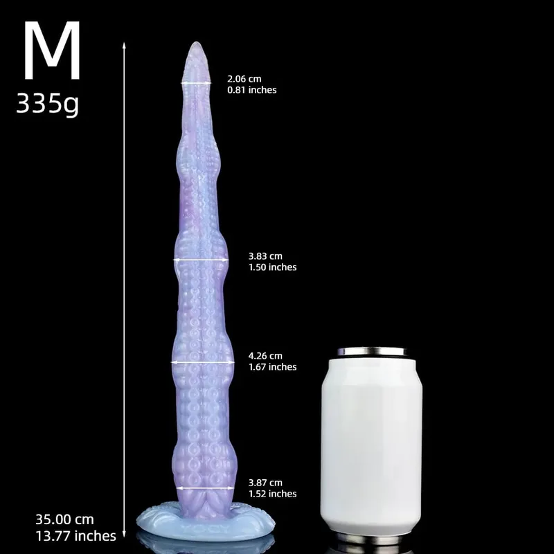 65cm 긴 엉덩이 플러그 흡입 컵 S M L XL XXL 판타지 문어 다리 딜도 라구 딜도 항문 구슬 5 크기 여성을위한 섹스 토이 남자