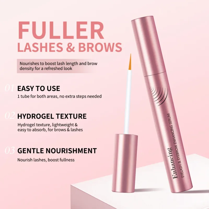 Eyebrow Enhancer Serum Nourishing Eyelash ส่วนผสมจากธรรมชาติสำหรับ Longer Fuller หนาคิ้ว Eyelash Eye แต่งหน้า Cosmeti — image 4