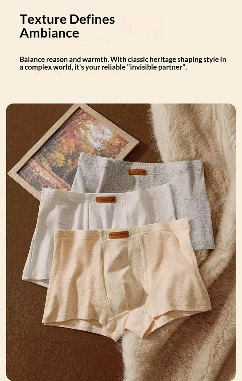 1Pcs männer Jacquard Unterwäsche Solide Bunte Baumwolle Boxer Briefs Plus Größe 6XL Atmungsaktive Komfortable Dessous Sexy Höschen — image 11