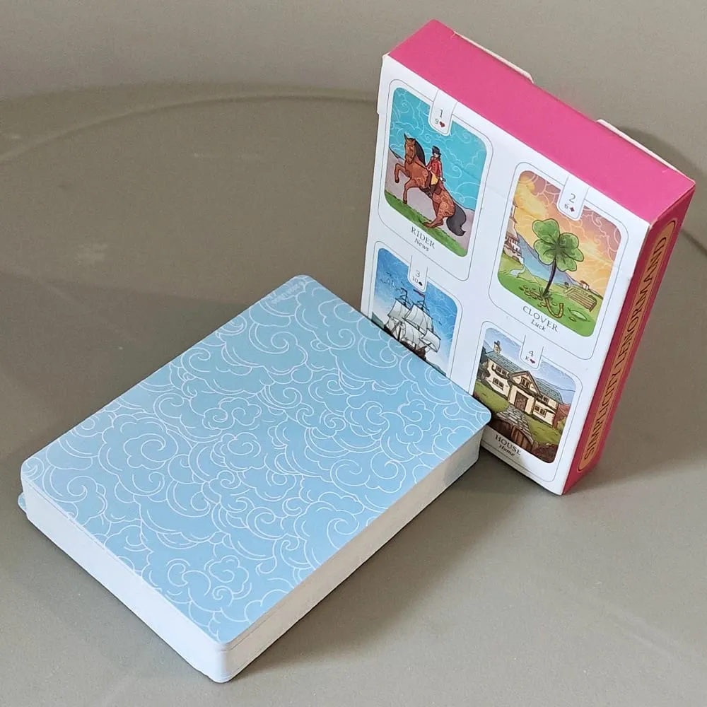 Prostota Talia Lenormand 41 szt. Pięknie ilustrowanych kart ze znaczącą symboliką z kartami „Tak Nie Może” 9*6 cm — image 3