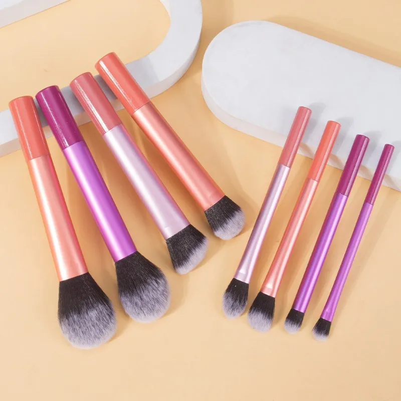 메이크업 브러쉬 키트 소프트 8pcs 합성 헤어 메이크업 브러쉬 파운데이션 블러쉬 아이 섀도우 화장품 메이크업 도구