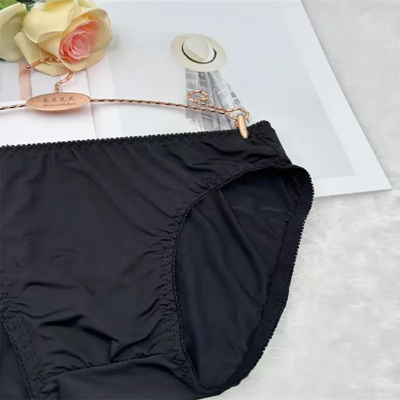 Ultra-Thin Silky Ice Silk Elastic Soft Close-Fitting Fabric Men's Daily Comfort Underwear Breathable Briefs men underwear sexy — image 29