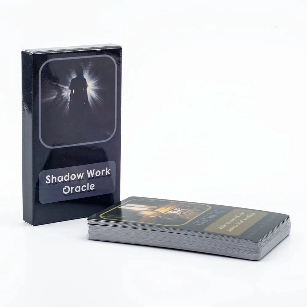 Shadow Work Oracle til familiefest Højkvalitets Fortune Borad-spilspil med 33 engelske visioner spådomskort 10,3*6,1 cm — image 2