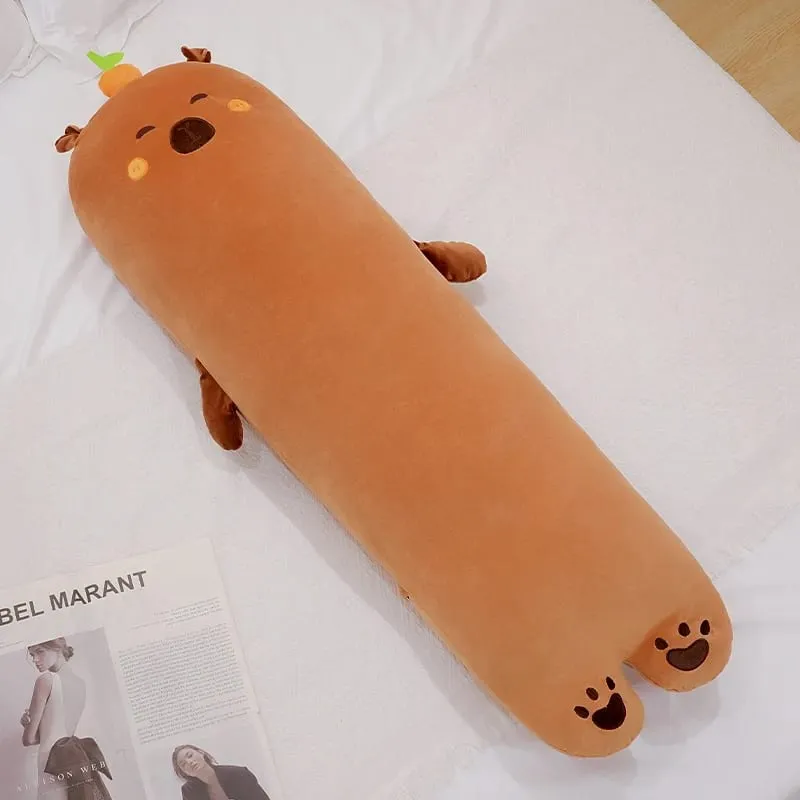 70 ซม.Capybara หมอนตกแต่งสบายน่ารักสไตล์เบาะโซฟานุ่มเตียงห้องนั่งเล่น Hug หมอนสำหรับตกแต่งบ้าน — image 2