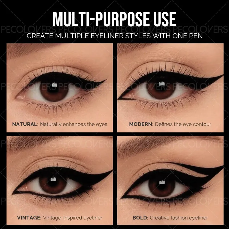 7 pezzi set occhi ombretto + matita eyeliner + occhio nero + matita per sopracciglia + strumenti per il trucco resa cromatica elevata set completo di cosmetici per gli occhi — image 6