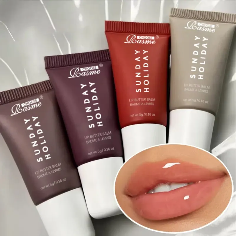 คริสต์มาสของขวัญ Moisturizing Mirror ลิปสติกวานิลลาผงน้ำตาลกาแฟเค้กกลิ่นลิปสติกโปร่งใสน้ำมันแต่งหน้าชุด — image 5
