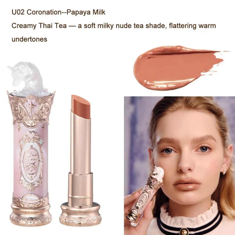 Flower Knows Knight Unicorn Set trucco Ombretto Blush Rossetto Cipria in polvere Kit di bellezza Fantasy Princess a lunga durata Cosmetici — image 18