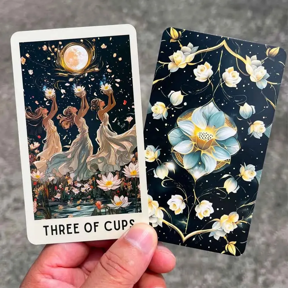 Ethereal Bloom Tarot Cards Deck 78 Pieces 13x8 Cm Trust Flower Theme Includes Paper Guide Card Games — image 6