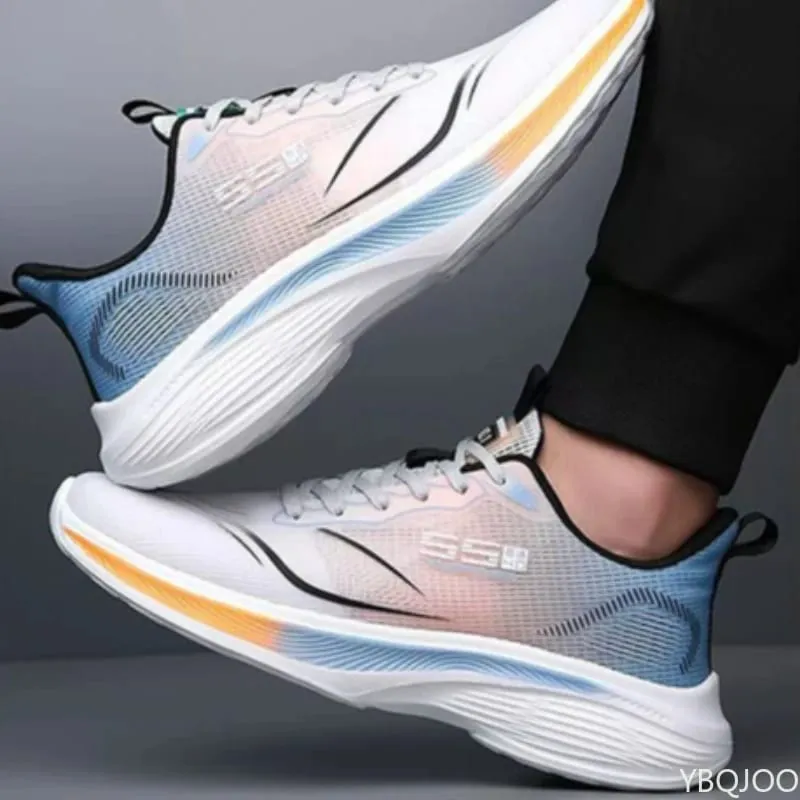 Forår sommer nye mænd afslappede komfortable sko enkle snørebånd Lette herresneakers moderigtige alsidige løbesko — image 6