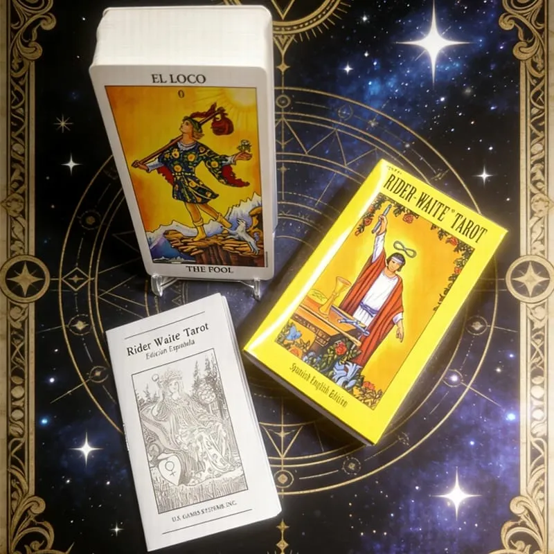 78-teiliges The Rider Tarot-Deck mit Anleitungsheft, unverzichtbar für Tarot-Anfänger und erfahrene Leser, Englisch-Spanisch — image 5