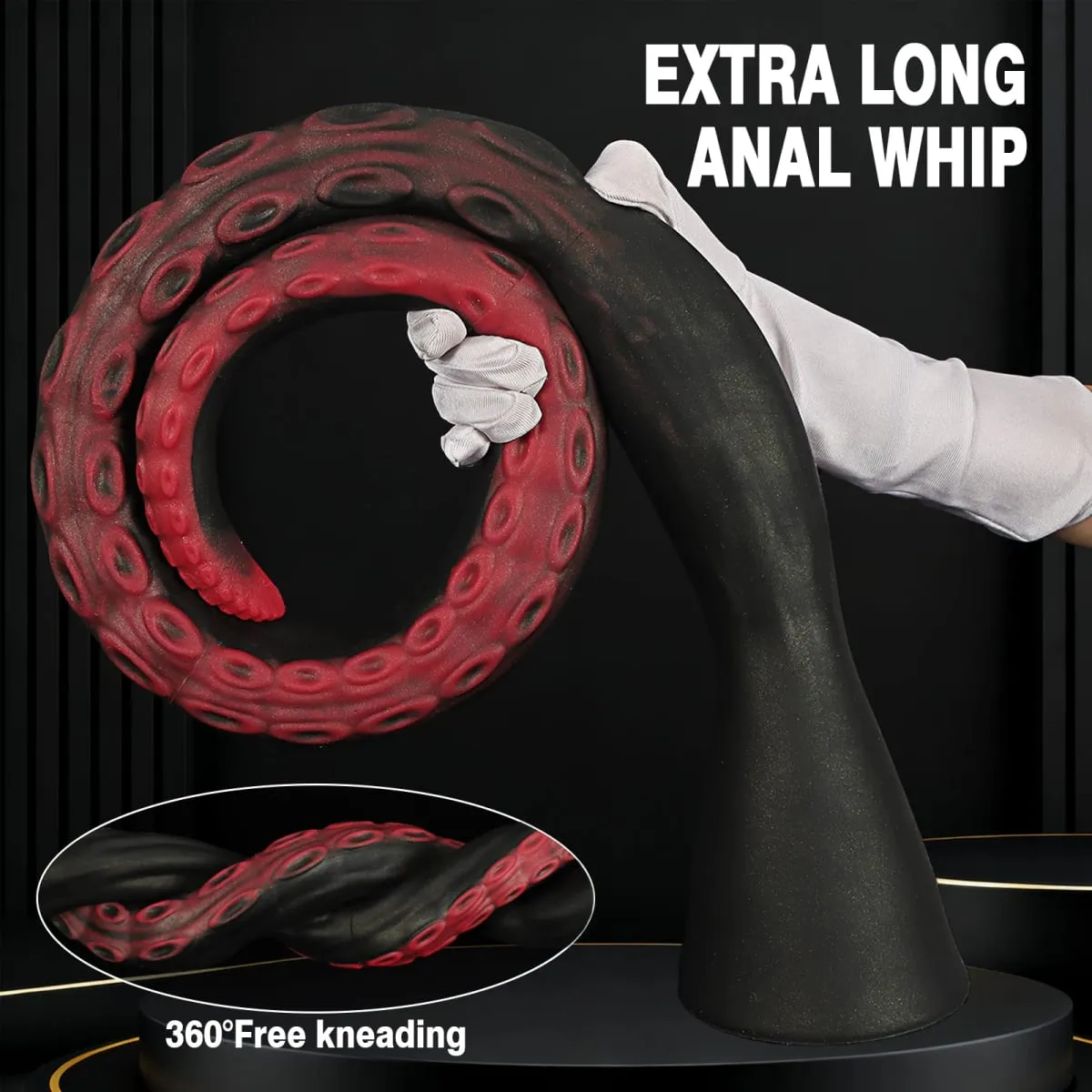 50-100 cm Super Lange Anal Peitsche Octopus Anal Plug Silikon Saugnapf Bdsm Buttplug Dilatdor Anal Xxl Sex spielzeug Frauen Männer Sex Sho — image 4