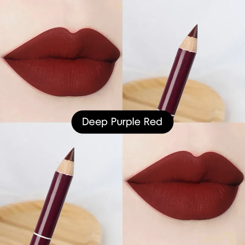 Waterproof Lip Liner Matte Nuede Red Long Lasting Makeup Pens Non-stick Cup Lipstick Women Party Makeup Lip Cosmetics — image 25