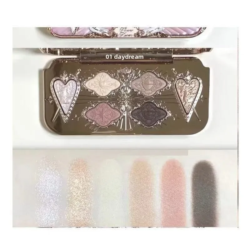 Flower Knows Unicorn Vintage Eyeshadow Palette Blush Highlighter Lipstick Cute Girly เครื่องสำอางสำหรับผู้หญิง — image 13