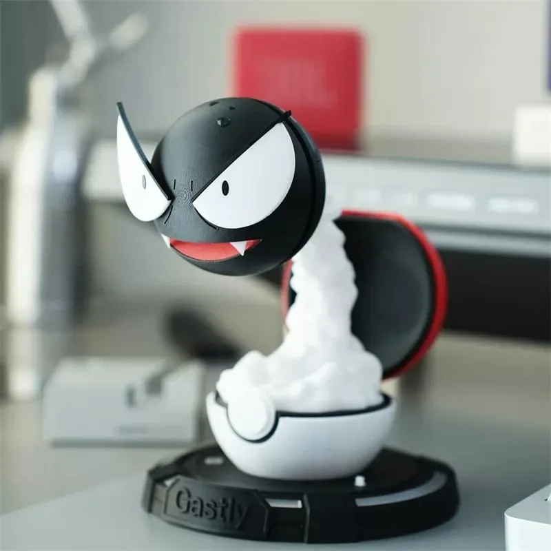 Anime PokéMon Gengar Spray Humidifier Lampu Malam Pembersih Udara Desktop Ambien Hiasan Bilik Hiasan Hadiah Pinggiran Kreatif — image 6
