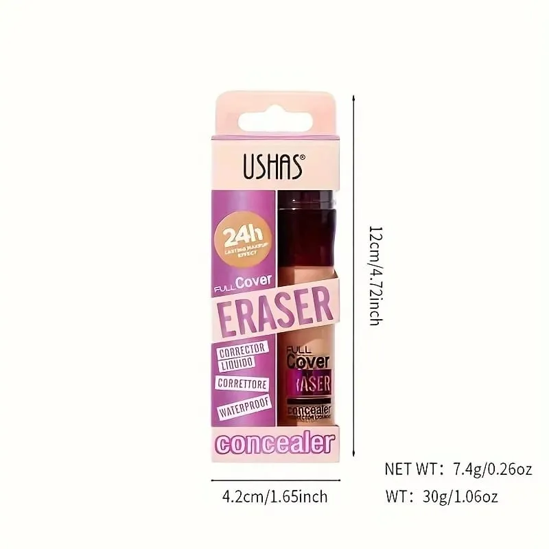 12 Color Sponge Head Liquid Foundation Makeup Concealer Trvalý voděodolný korektor pro plné krytí tmavých kruhů — image 7