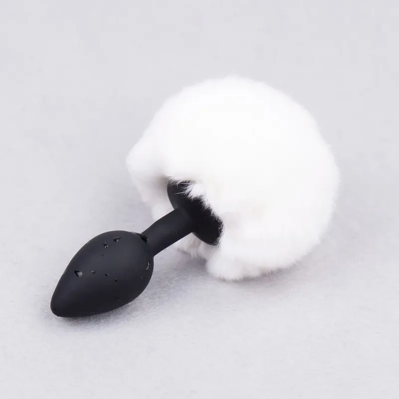 Slicone Butt Plug Behåret Bunny Tail Kanin Hale Glat Anal Plug Cosplay Sødt sexlegetøj til kvinder Erotisk voksenlegetøj Sexprodukter — image 15