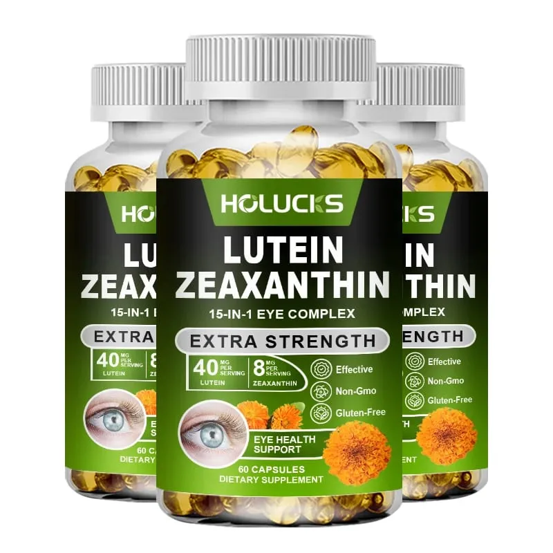Fortschrittliches Lutein- und Zeaxanthin-Ergänzungsmittel mit Vitamin E für die Gesundheit der Makula und die Klarheit der scharfen Sehlinse sowie die Nachtsicht. Ohne Gentechnik — image 9