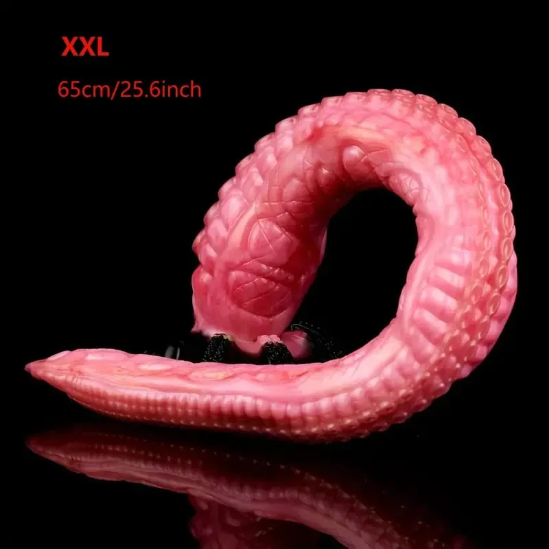 65cm 긴 엉덩이 플러그 흡입 컵 S M L XL XXL 판타지 문어 다리 딜도 라구 딜도 항문 구슬 5 크기 여성을위한 섹스 토이 남자 — image 23
