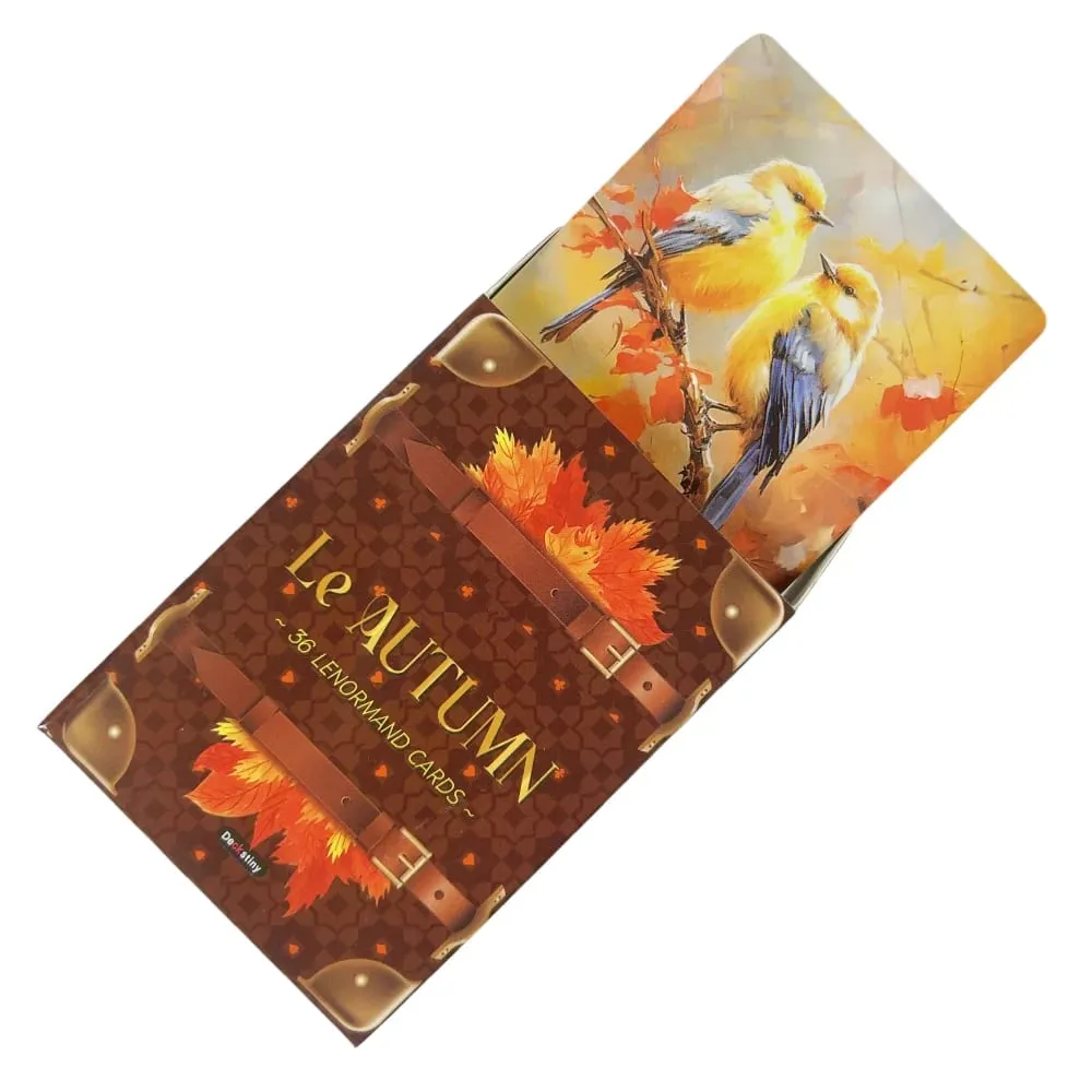 Lenormand Tarot Güverte Le Sonbahar Koleksiyonu Kehanet Ve Falcılık Oracles Güverte Kurulu Oyunu Tarot Kart Oyunu — image 3