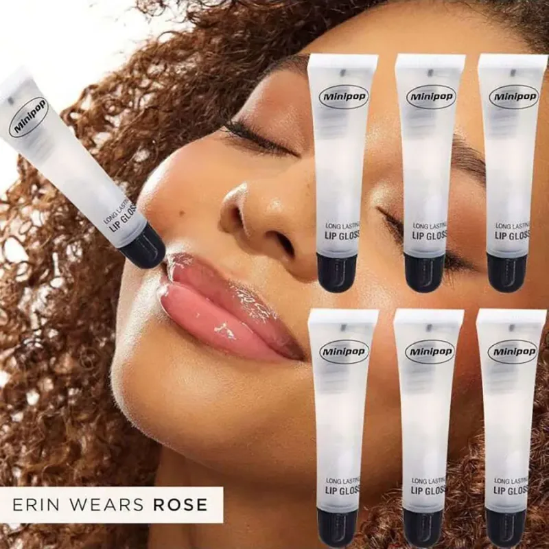2/3/6 buah Lip Gloss Bening Melembabkan Tahan Lama | Minyak Dasar Bibir Tidak Lengket Kosmetik Perawatan Bibir Berkilau Tinggi 18ml — image 7