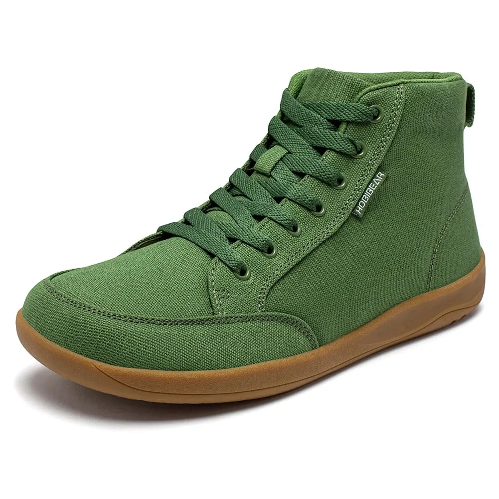 Scarpe basse a piedi nudi Scarpe unisex con punta larga in tela Scarpe da passeggio all'aperto con lacci a caduta zero — image 2