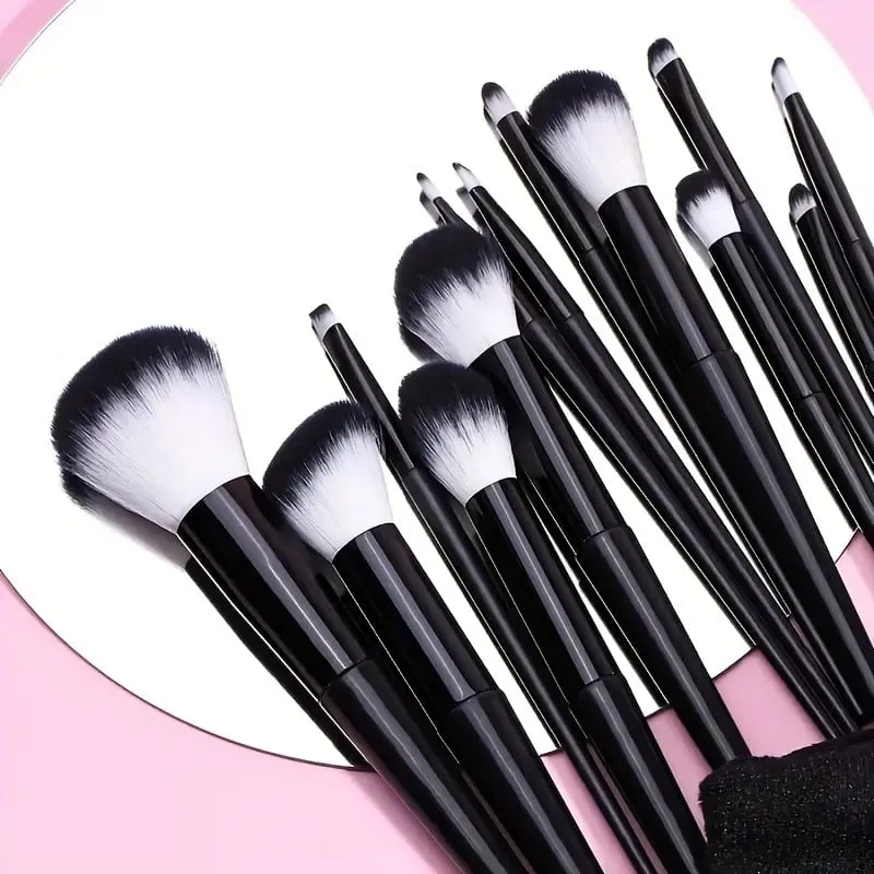 Bộ Cọ Trang Điểm 13 Chiếc Tổng Hợp Cao Cấp Cọ Phấn Nền Phối Kem Che Khuyết Điểm Phấn Mắt Má Hồng Mỹ Phẩm Cọ Du Lịch — image 4