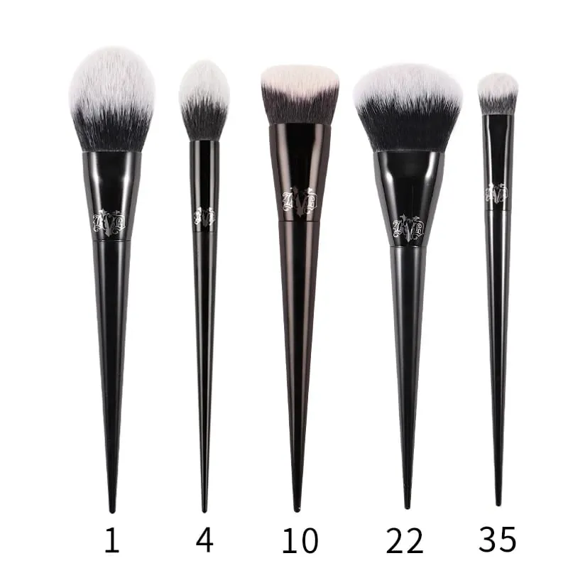 Kat Von D ensemble de pinceaux de maquillage et Kit fond de teint Blush surbrillance correcteur poudre sculptant pinceau fard à paupières marque KVD pinceau de maquillage — image 18