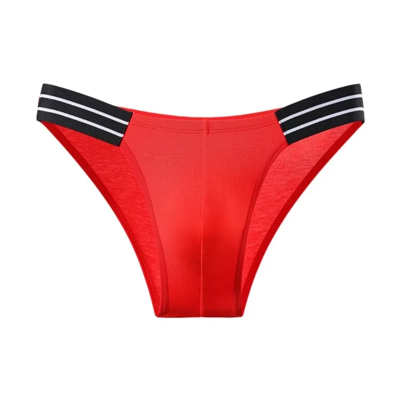 Onderbroeken Lingerie Heren Driehoek Slipje Streep Ademend Mannen Dunne Slips Midden Taille Grote Maat Ondergoed voor Mannen Geschenken — image 3