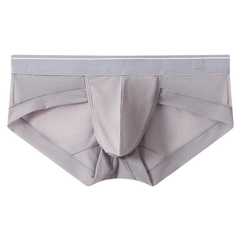 Intimo da uomo estivo Boxer Rigonfiamento Slip in seta di ghiaccio Mutandine fresche e traspiranti ultrasottili