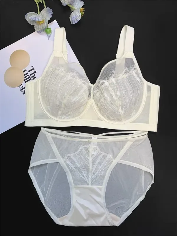 Büyük Göğüs için Kablosuz Push Up Sütyen Ayarlanabilir Konfor Fit Dantel Bralette Sarkmayı Önler ve Şekli Geliştirir Kusursuz Tasarım — image 11