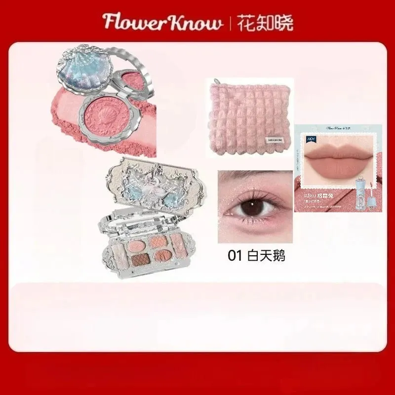 Flower Knows Set trucco Confezione regalo Farfalla Nuvola Spalla Cosmetici Rossetto Fard labbra Ombretto Borsa per trucco — image 20
