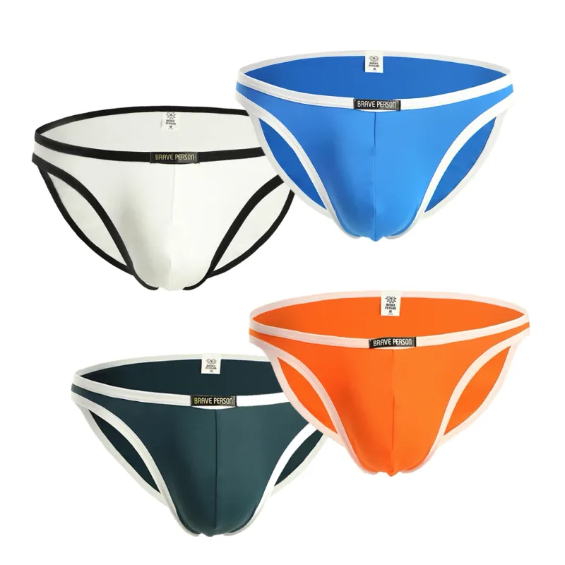 Men Underwear Male Underpants Bikini Underpants Comfortable Slips Men's Briefs — image 2