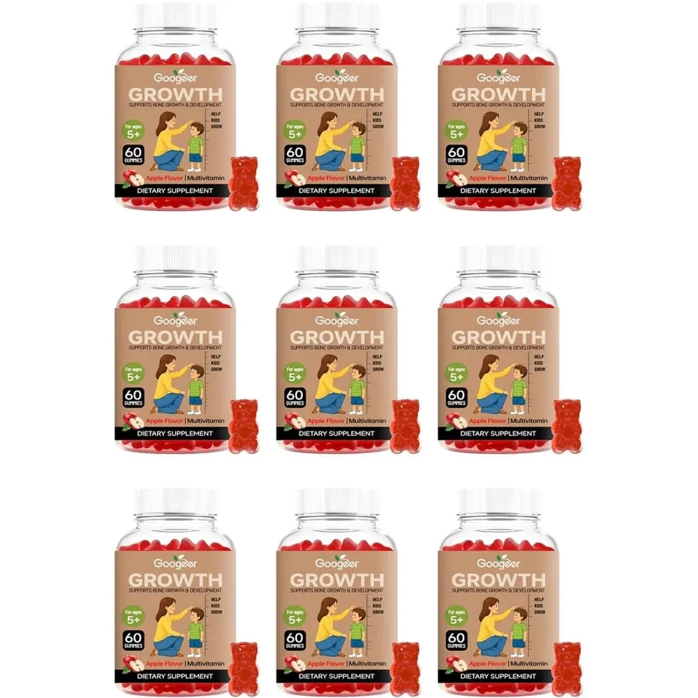 Pertumbuhan Ketinggian Kanak-kanak Menyokong Gummies dengan Nutrisi Pertumbuhan Penting dan Multivitamin Menyokong Ketinggian & Perkembangan Tulang yang Sihat — image 13