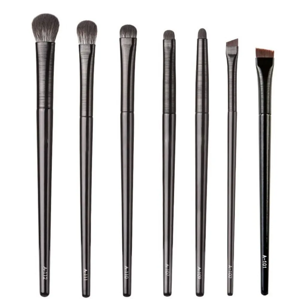 5/6 Buah Kuas Eyeshadow Serba Guna Nyaman Lembut dengan Pegangan Plastik Kuas Rias Noda Alat Rias — image 4