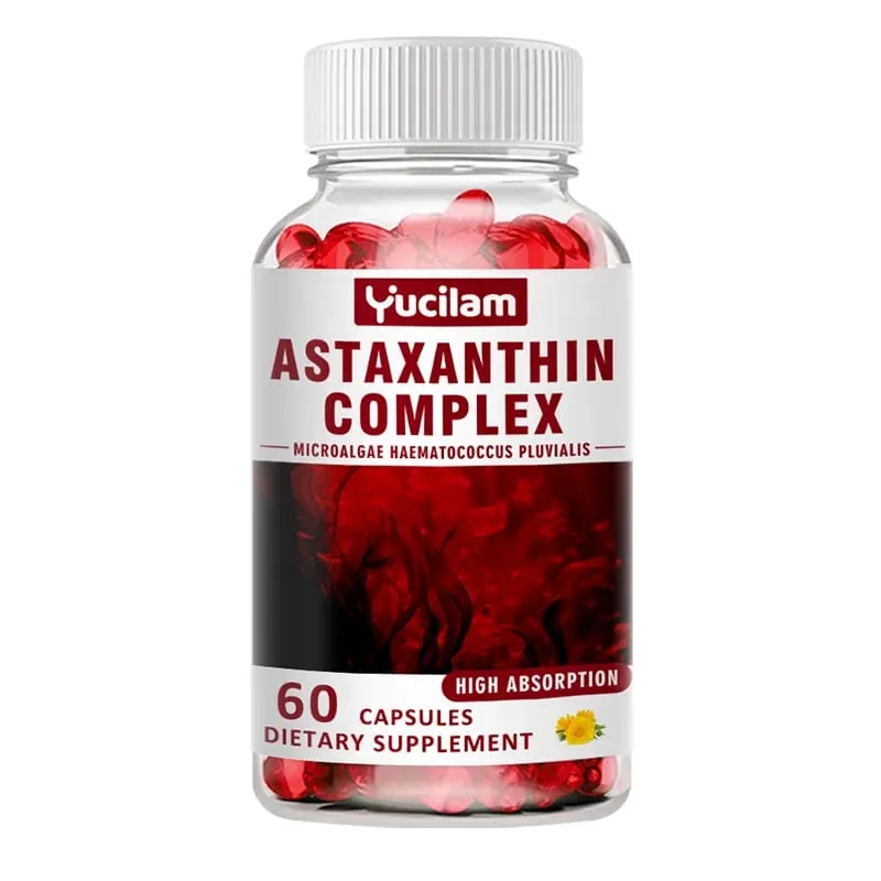 อาหารเสริม Astaxanthin 24 มก. - สนับสนุนสารต้านอนุมูลอิสระของผิวหนัง & ดวงตา สุขภาพข้อต่อและระบบภูมิคุ้มกันปกติ