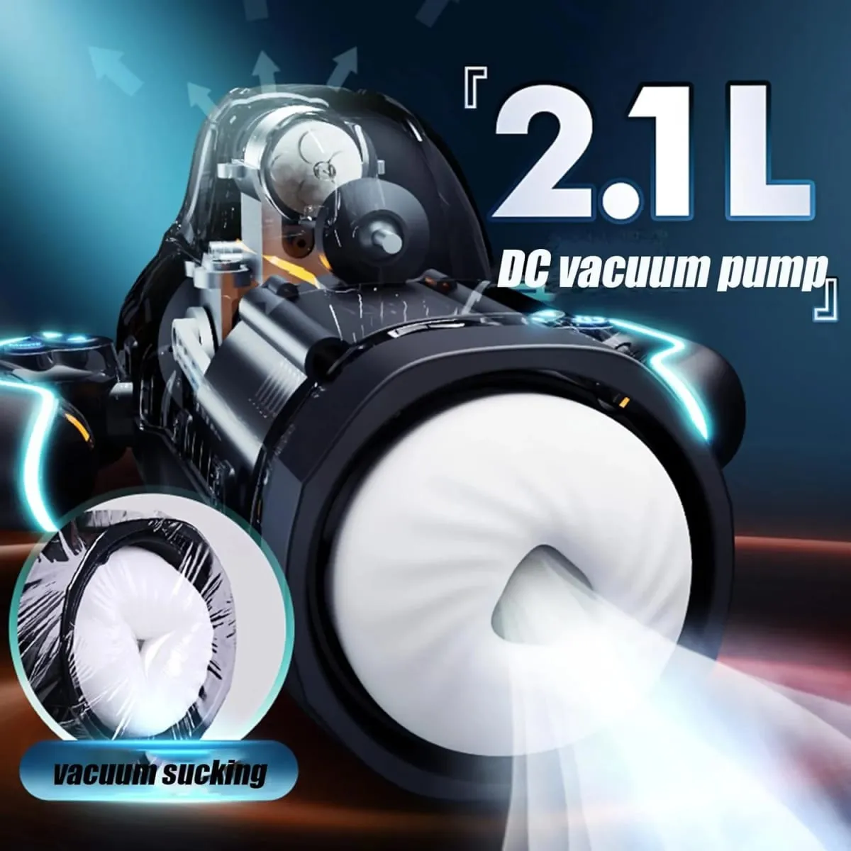 Automatikus férfi maszturbátor csésze fűtés Szívás, tolóerő fűtési funkció férfi szopás dugattyús szexgép felnőtt szexjáték férfiaknak — image 3