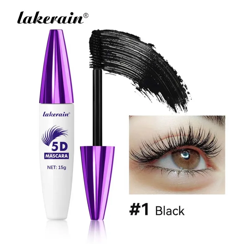 Červené víno Hnědé řasy Řasenka 5D Trojrozměrné řasy Curling Extension Nerozmazává se Voděodolný Fast Dry Lsting Makeup
