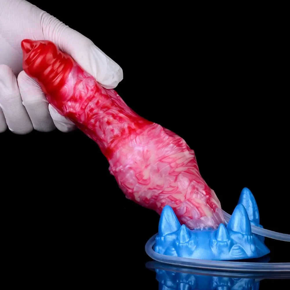 Silikon Şişme Boşalma Düğüm Yapay Penis Ayarlanabilir Çevresi Fışkırtma Fantezi At Penis Yetişkin Seks Oyuncakları Anal Dilatör — image 4