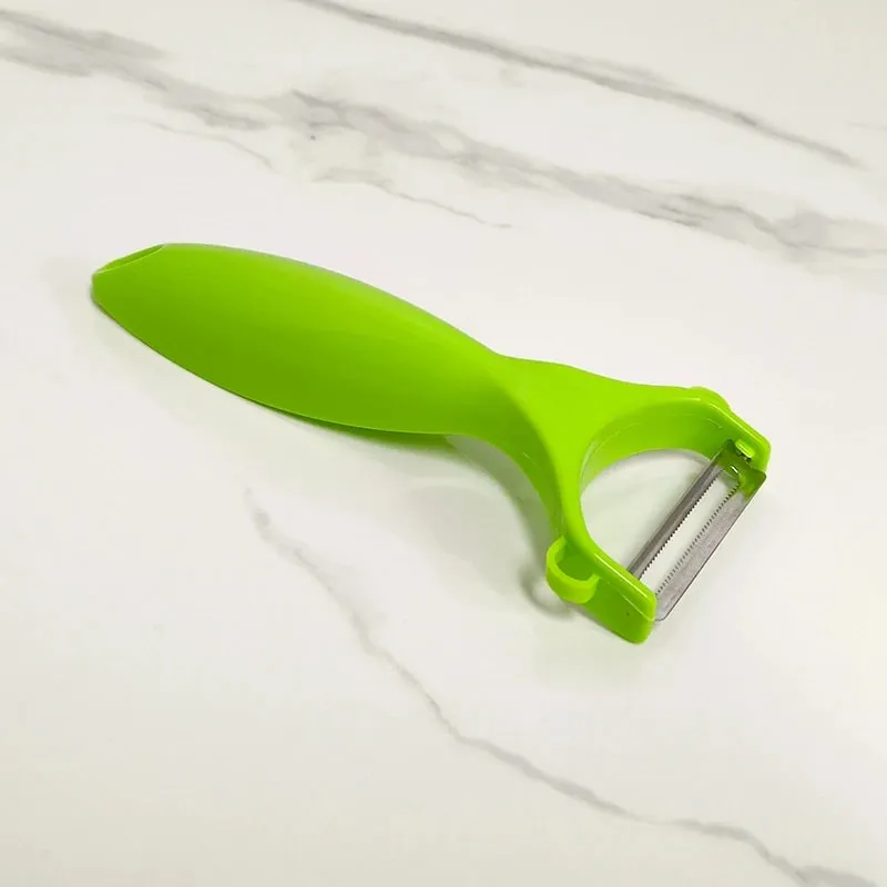 green multi-purpose peeler vegetable peeler radish potato Household fruit peeler peeling knife — image 2