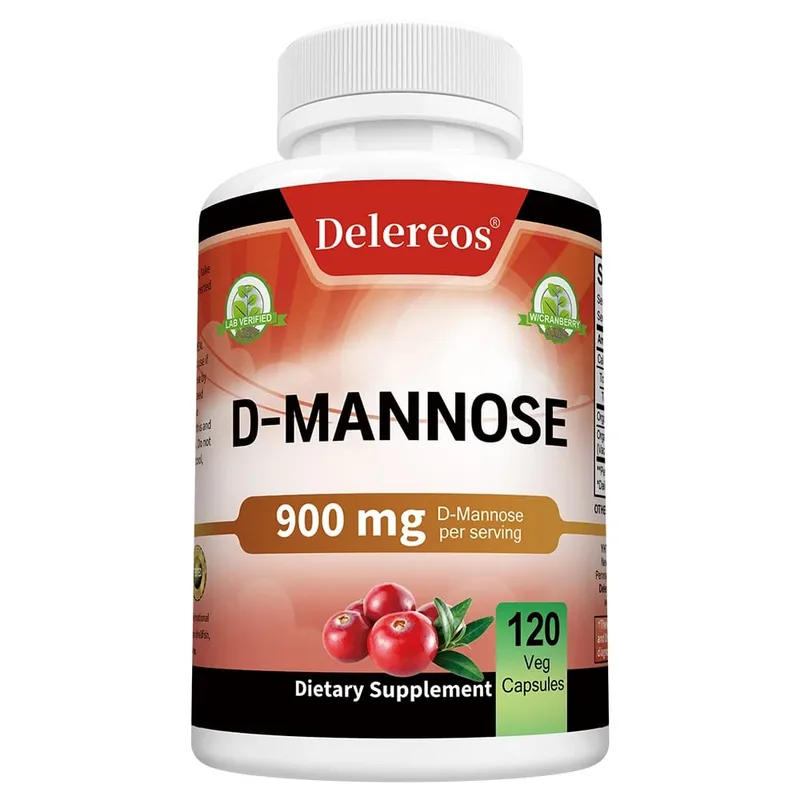 Bio-D-Mannose 900 mg pro Portion 120 Kapseln unterstützt stark die Reinigung der Harnwege bei Frauen und die Gesundheit der Prostata bei Männern — image 9
