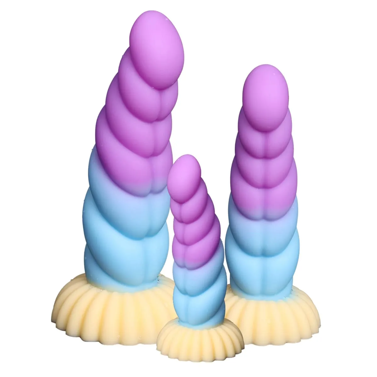 แฟนตาซี Anal Plug Dildos ต่อมลูกหมาก Clit G-Point Stimualor ช่องคลอดนวด Butt Plug ซิลิโคนผู้ใหญ่ของเล่นสำหรับสตรีและผู้ชาย — image 1