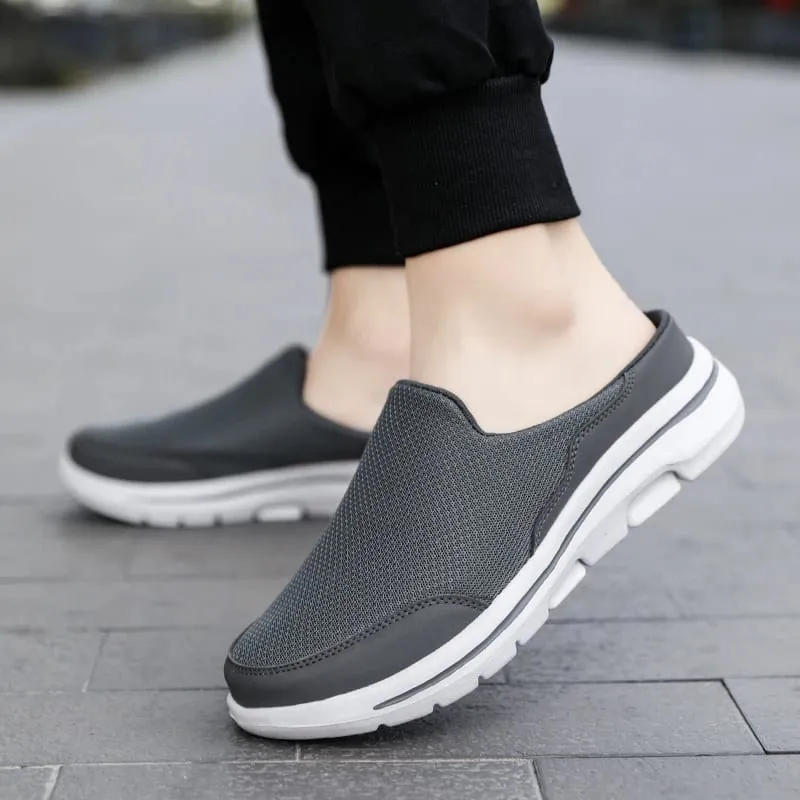 2024 männer Hausschuhe Sommer Atmungsaktiv Haus Hausschuhe Männer Dicken Boden Dias Mode Paar Wanderschuhe Chanclas Hombre — image 4