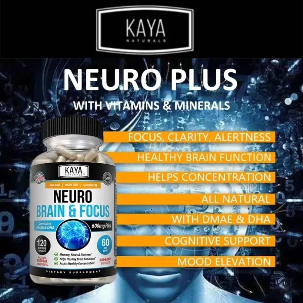 Neuro Brain for Memory & Focus - Nootropic Brain Support Supplement Focus & Concentratie & Cognitieve Functie — image 2