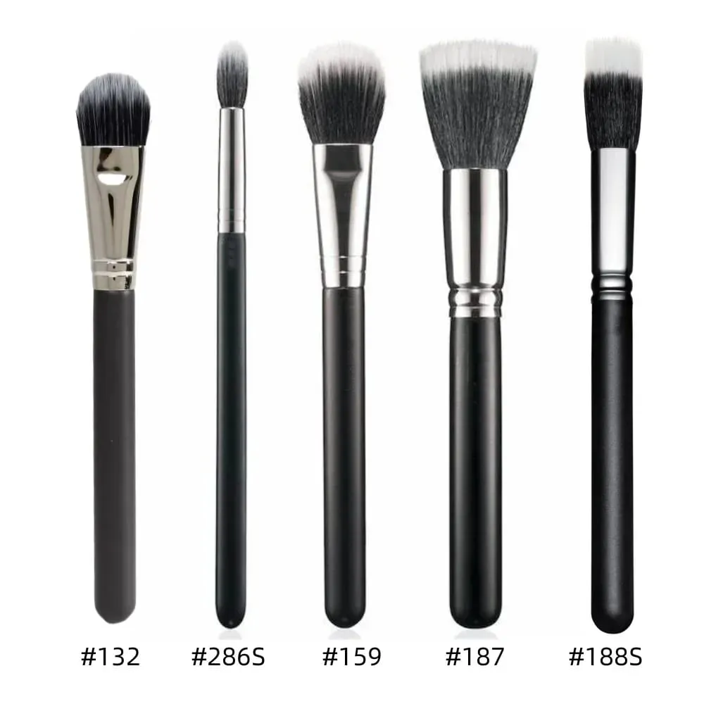 Duo Fibre Face Brush 187 188 Multi-Purpose lightweight Powder Foundation Blush Highlighter Beauty Makeup Brushes Tool 132 159 — image 1