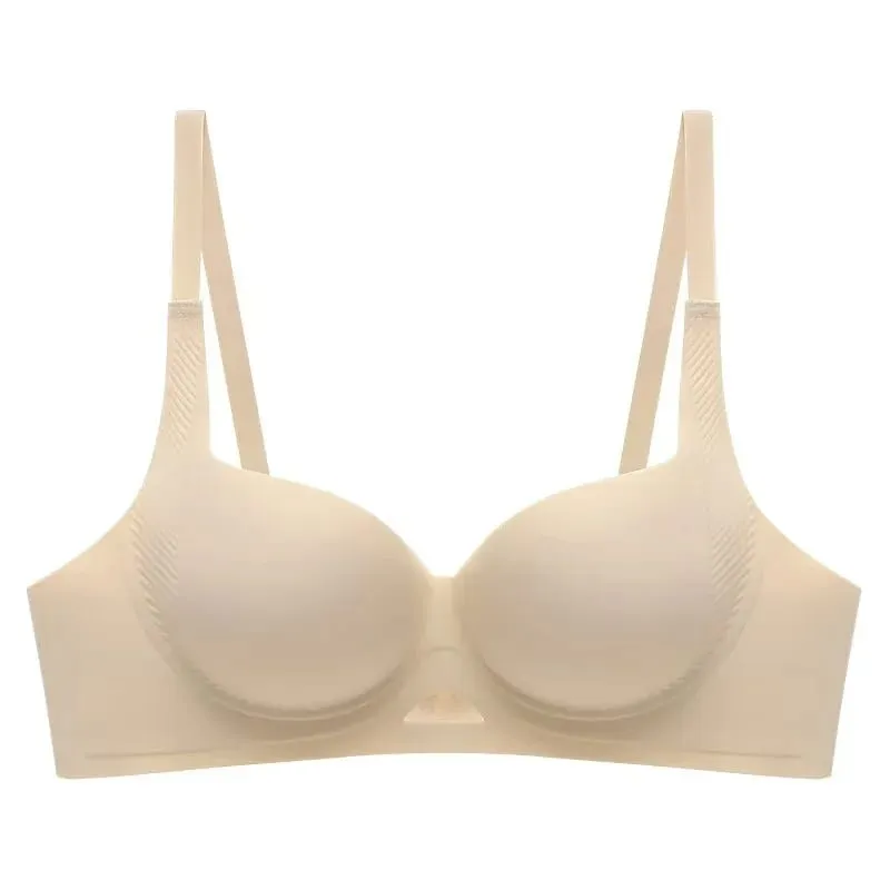 Nuovo reggiseno push-up confortevole e senza cuciture in un unico pezzo scavato, raccolta del seno piccolo, anti-cedimento, senza reggiseno ad anello in acciaio